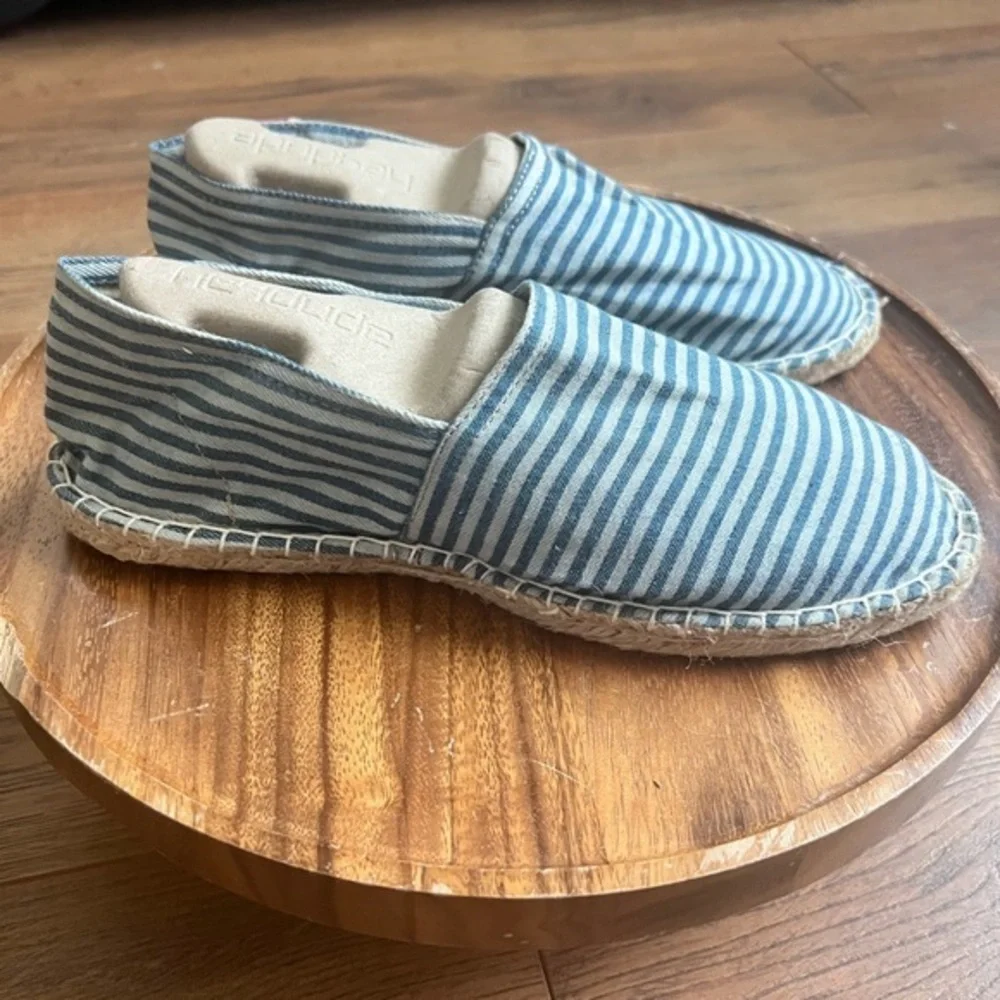 Scotch & Soda Blue/White Espadrille‎ Slip On size 40 eu NWOB